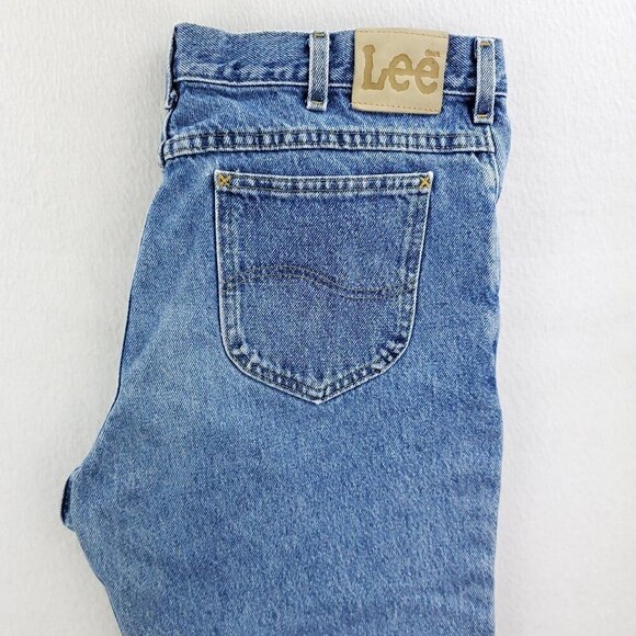 Lee Vintage Jeans USA Union Relaxed Straight Leg Cotton Men's "38x32" Real 36x30 - Picture 14 of 14